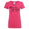 Women’s Glitter V-Neck T-Shirt Thumbnail