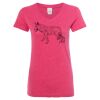 Women’s Glitter V-Neck T-Shirt Thumbnail