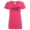 Women’s Glitter V-Neck T-Shirt Thumbnail