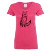 Women’s Glitter V-Neck T-Shirt Thumbnail