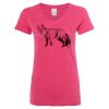Women’s Glitter V-Neck T-Shirt Thumbnail