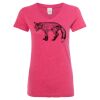 Women’s Glitter V-Neck T-Shirt Thumbnail