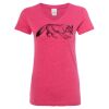 Women’s Glitter V-Neck T-Shirt Thumbnail