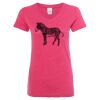 Women’s Glitter V-Neck T-Shirt Thumbnail