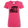 Women’s Glitter V-Neck T-Shirt Thumbnail