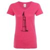 Women’s Glitter V-Neck T-Shirt Thumbnail