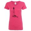 Women’s Glitter V-Neck T-Shirt Thumbnail