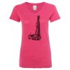 Women’s Glitter V-Neck T-Shirt Thumbnail