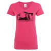 Women’s Glitter V-Neck T-Shirt Thumbnail