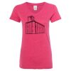 Women’s Glitter V-Neck T-Shirt Thumbnail