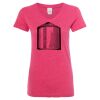 Women’s Glitter V-Neck T-Shirt Thumbnail