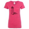 Women’s Glitter V-Neck T-Shirt Thumbnail