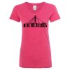 Women’s Glitter V-Neck T-Shirt Thumbnail