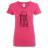 Women’s Glitter V-Neck T-Shirt Thumbnail