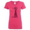 Women’s Glitter V-Neck T-Shirt Thumbnail