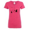 Women’s Glitter V-Neck T-Shirt Thumbnail