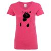 Women’s Glitter V-Neck T-Shirt Thumbnail