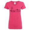 Women’s Glitter V-Neck T-Shirt Thumbnail