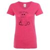 Women’s Glitter V-Neck T-Shirt Thumbnail