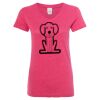 Women’s Glitter V-Neck T-Shirt Thumbnail