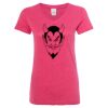 Women’s Glitter V-Neck T-Shirt Thumbnail
