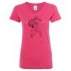 Women’s Glitter V-Neck T-Shirt Thumbnail