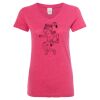 Women’s Glitter V-Neck T-Shirt Thumbnail