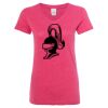 Women’s Glitter V-Neck T-Shirt Thumbnail
