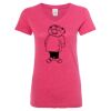 Women’s Glitter V-Neck T-Shirt Thumbnail