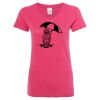 Women’s Glitter V-Neck T-Shirt Thumbnail
