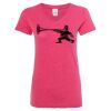Women’s Glitter V-Neck T-Shirt Thumbnail