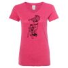 Women’s Glitter V-Neck T-Shirt Thumbnail