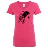 Women’s Glitter V-Neck T-Shirt Thumbnail