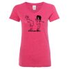 Women’s Glitter V-Neck T-Shirt Thumbnail