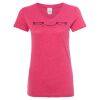 Women’s Glitter V-Neck T-Shirt Thumbnail