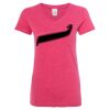 Women’s Glitter V-Neck T-Shirt Thumbnail