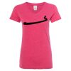 Women’s Glitter V-Neck T-Shirt Thumbnail