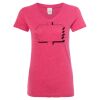 Women’s Glitter V-Neck T-Shirt Thumbnail