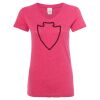 Women’s Glitter V-Neck T-Shirt Thumbnail