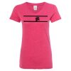Women’s Glitter V-Neck T-Shirt Thumbnail