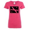 Women’s Glitter V-Neck T-Shirt Thumbnail