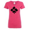 Women’s Glitter V-Neck T-Shirt Thumbnail
