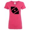Women’s Glitter V-Neck T-Shirt Thumbnail