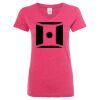 Women’s Glitter V-Neck T-Shirt Thumbnail
