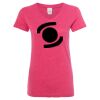 Women’s Glitter V-Neck T-Shirt Thumbnail