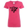 Women’s Glitter V-Neck T-Shirt Thumbnail