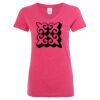 Women’s Glitter V-Neck T-Shirt Thumbnail