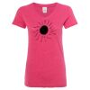 Women’s Glitter V-Neck T-Shirt Thumbnail
