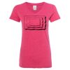 Women’s Glitter V-Neck T-Shirt Thumbnail