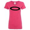 Women’s Glitter V-Neck T-Shirt Thumbnail